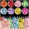 TINKRSTUFF Assorted 400PCS Mix Acrylic Beads for Bracelet Making, Flower Bow Butterfly Candy Heart Gummy Bear Kawaii Aesthetic Beads,Cute Beads for Jewelry Making DIY Necklace Keychain Phone Charms